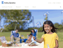 Tablet Screenshot of ambrygen.com